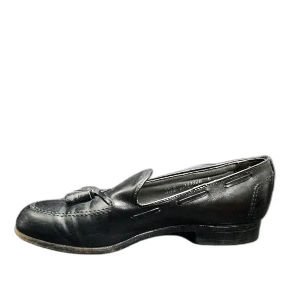 FootJoy Classics Men's Black Leather Tassel Loafer Shoes Size 11D Style 75309 - Picture 6 of 13
